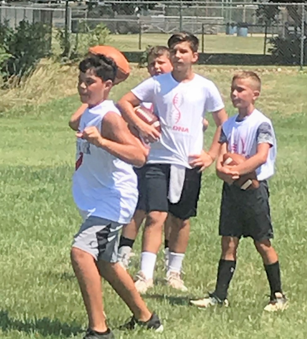 Geary Schools Football Players Attend SW AIR Camp